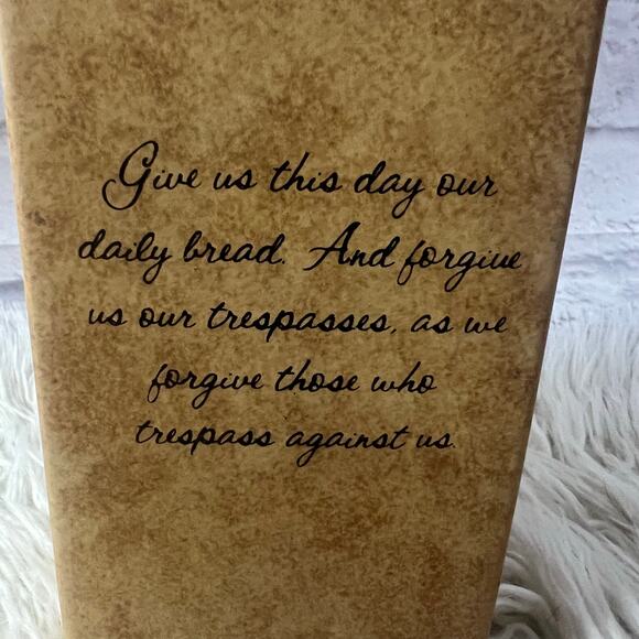 Comfort Candles 05724 The Lords Prayer Tea light Holder - Picture 7 of 12